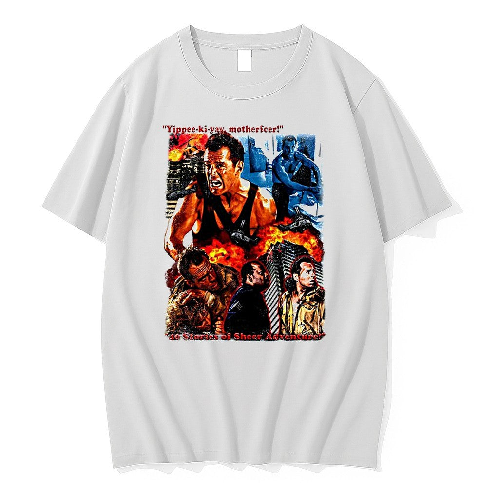 Bruce Willis Die Hard 40 Years Of Sheer Adventures Tshirts Sweater Hoodie Jpg Unisex T-shirt, Sweatshirt, Hoodie, Long Sleeve Tee - T-Shirt, Sweatshirt, Hoodie