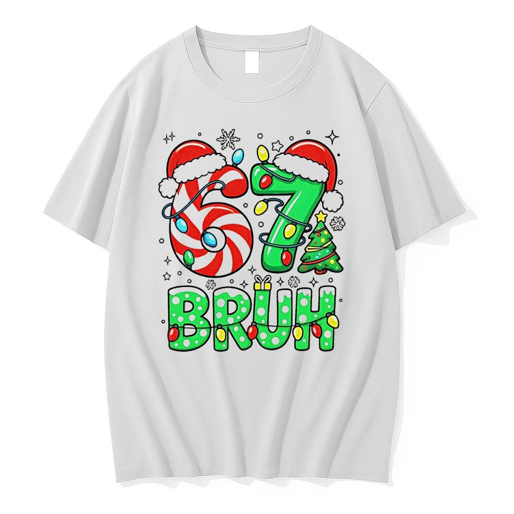 Bruh 67 Christmas Tshirts Sweater Hoodie Jpg Unisex T-shirt, Sweatshirt, Hoodie, Long Sleeve Tee - T-Shirt, Sweatshirt, Hoodie