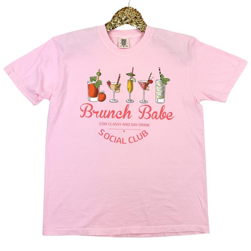 Brunch Babe Club Comfort Colors T-Shirts, Hoodie, Sweatshirt - T-Shirt, Sweatshirt, Hoodie