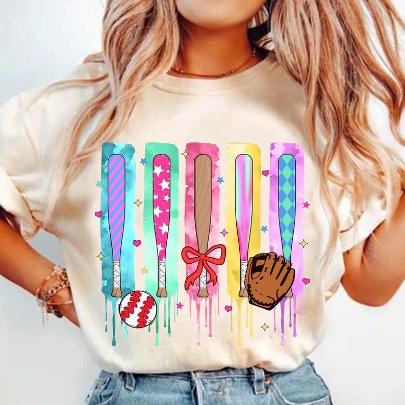 Brushstroke Baseball Mama Coquette Sporty Mom Shirt Game Ready T-Shirts, Hoodie, Sweatshirt - T-Shirt, Sweatshirt, Hoodie