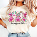 Brushstroke Bunny Preppy Coquette Girly Easter Bow Bunny Girl T-Shirts, Hoodie, Sweatshirt - T-Shirt, Sweatshirt, Hoodie