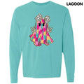 Brushstroke Ghostie Long Sleeve Comfort Colors 'NLB' T-Shirts, Hoodie, Sweatshirt - T-Shirt, Sweatshirt, Hoodie