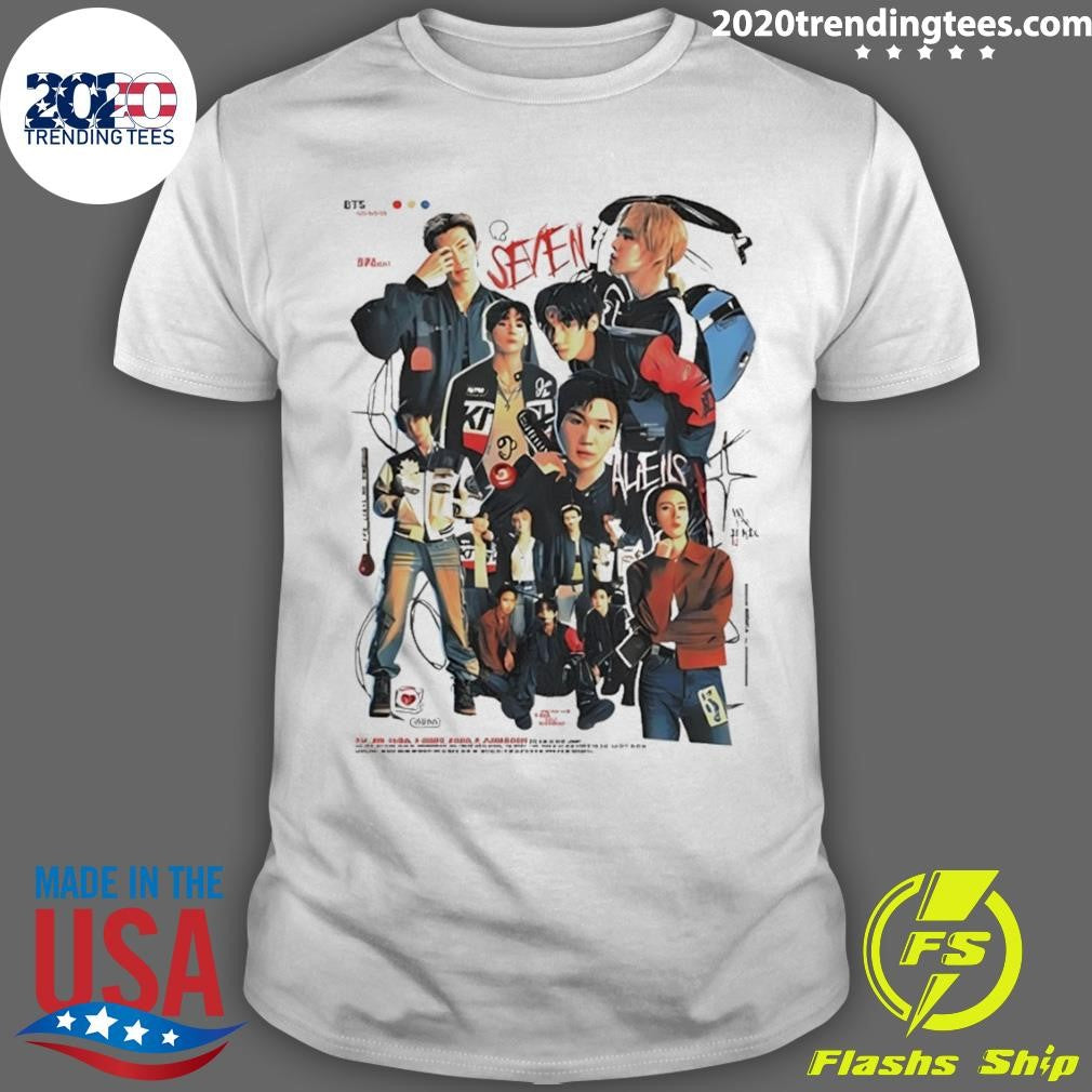 Bts Seven Alien Graphic Shirt Unisex T-shirt, Sweatshirt, Hoodie, Long Sleeve Tee - T-Shirt, Sweatshirt, Hoodie
