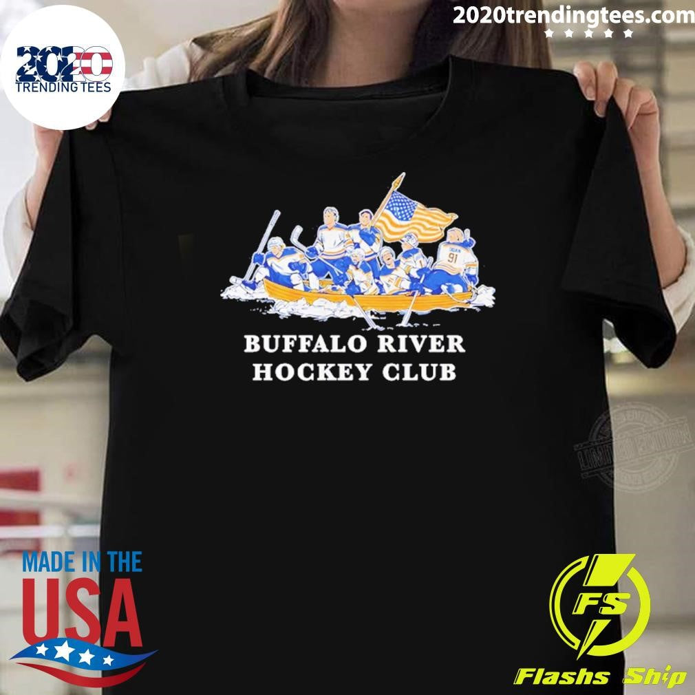 Buffalo River Hockey Crossing Shirt Unisex T-shirt, Sweatshirt, Hoodie, Long Sleeve Tee - T-Shirt, Sweatshirt, Hoodie