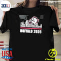 Buffalo Sabers Hockey 2026 Players Names City Skyline Shirt Unisex T-shirt, Sweatshirt, Hoodie, Long Sleeve Tee - T-Shirt, Sweatshirt, Hoodie