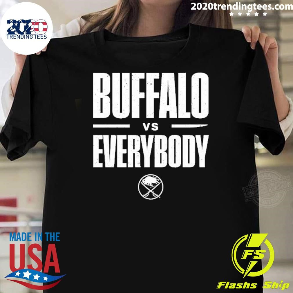 Buffalo vs Everybody Buffalo Sabres Shirt Unisex T-shirt, Sweatshirt, Hoodie, Long Sleeve Tee - T-Shirt, Sweatshirt, Hoodie