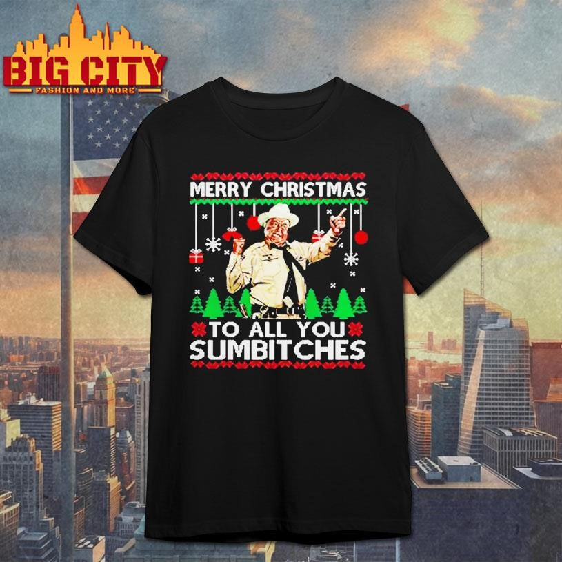 Buford T.Justice Merry Christmas Shirt Unisex T-shirt, Sweatshirt, Hoodie, Long Sleeve Tee - T-Shirt, Sweatshirt, Hoodie