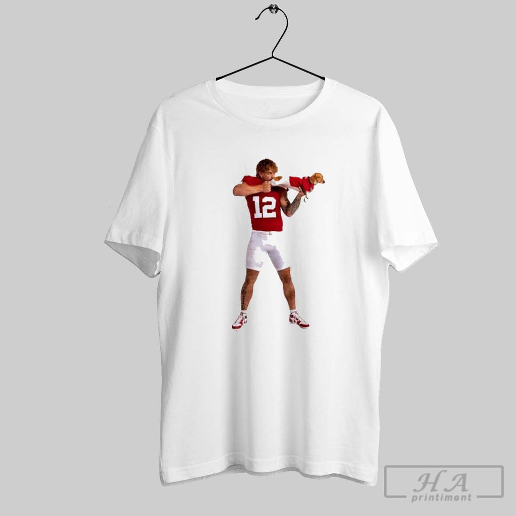 Burger Time Jaren Kanak And His Dog Unisex T-shirt, Sweatshirt, Hoodie, Long Sleeve Tee - T-Shirt, Sweatshirt, Hoodie