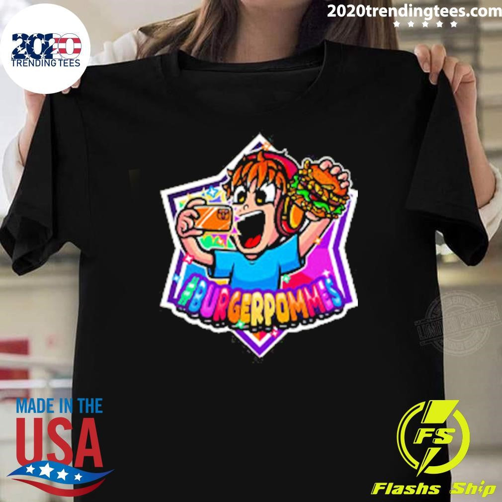 Burgerpommes Chaos Shirt Unisex T-shirt, Sweatshirt, Hoodie, Long Sleeve Tee - T-Shirt, Sweatshirt, Hoodie