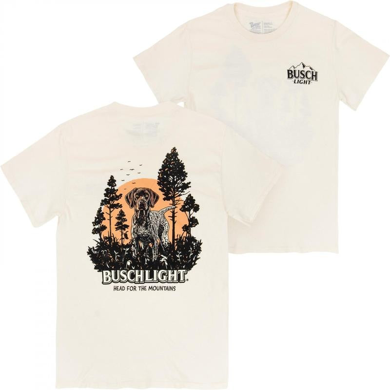 Busch Light Mountain Labrador White Front Back Print T-Shirts, Hoodie, Sweatshirt - T-Shirt, Sweatshirt, Hoodie