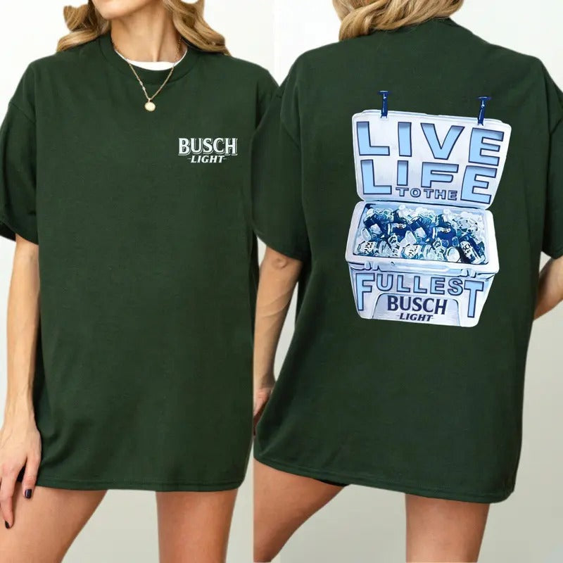 Busch Light Classic Outdoor Beer Iconic Cooler Party Enthusiasts Summer Menswear Tops T-Shirts, Hoodie, Sweatshirt - T-Shirt, Sweatshirt, Hoodie