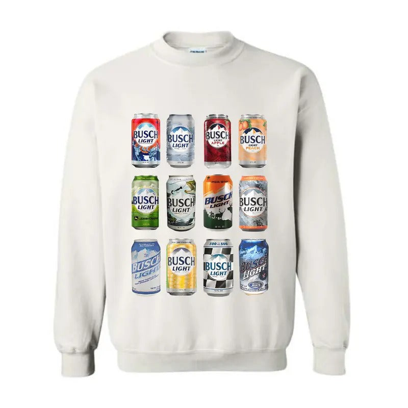 Busch Limited Cans Hooded Busch Light Front Print T-Shirts, Hoodie, Sweatshirt - T-Shirt, Sweatshirt, Hoodie