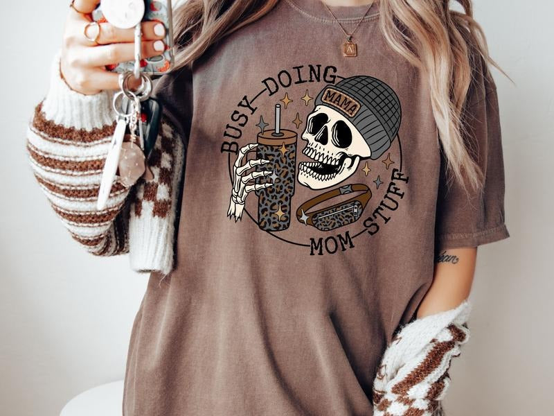 Busy Doing Mom Stuff & Tops T-Shirts, Hoodie, Sweatshirt - T-Shirt, Sweatshirt, Hoodie