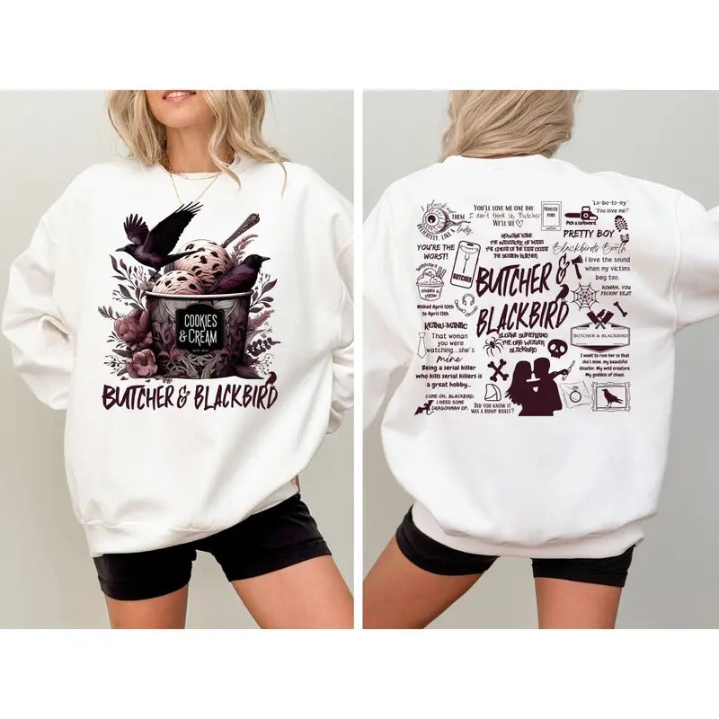 Butcher & Blackbird Brynne Weaver 2 Sides Butcher Blackbird Pink Brynne Weaver Shirt Smut Reader Shirt STFUATTDLAGG Dark Romance Morally Grey Bookish Booktok Shirt Suitable Book Lover T-Shirts, Hoodie, Sweatshirt - T-Shirt, Sweatshirt, Hoodie
