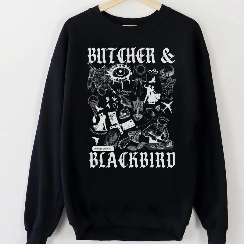 Butcher Blackbird Orb Weaver Romance Reader Dark Romance Book Shirt Booktok Bookish T-Shirts, Hoodie, Sweatshirt - T-Shirt, Sweatshirt, Hoodie