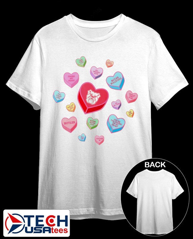 Butler Bulldogs Sweet Talk Valentines Day shirt Unisex T-shirt, Sweatshirt, Hoodie, Long Sleeve Tee - T-Shirt, Sweatshirt, Hoodie