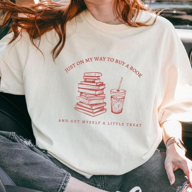 Buying Book Getting Little Treat Shirt Bookish Shirt Bookish Reading Shirt Funny Book Shirt Bookstagram Booktok Book Shirt T-Shirts, Hoodie, Sweatshirt - T-Shirt, Sweatshirt, Hoodie