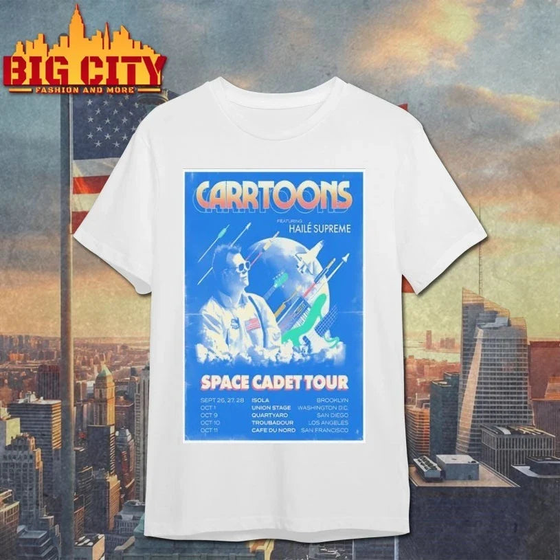 CARRTOONS Space Cadet Tour 2026 Poster shirt Unisex T-shirt, Sweatshirt, Hoodie, Long Sleeve Tee - T-Shirt, Sweatshirt, Hoodie