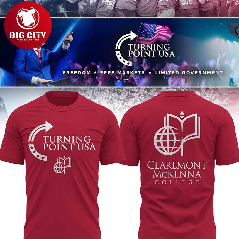 CMS Stags Charlie Kirk Turning Point USA Freedom Legacy Two Sided Shirt Unisex T-shirt, Sweatshirt, Hoodie, Long Sleeve Tee - T-Shirt, Sweatshirt, Hoodie