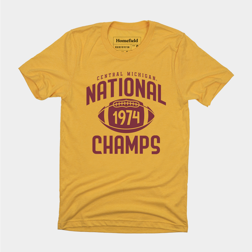Central Michigan Football 1974 National Champs T-Shirts, Hoodie, Sweatshirt - T-Shirt, Sweatshirt, Hoodie