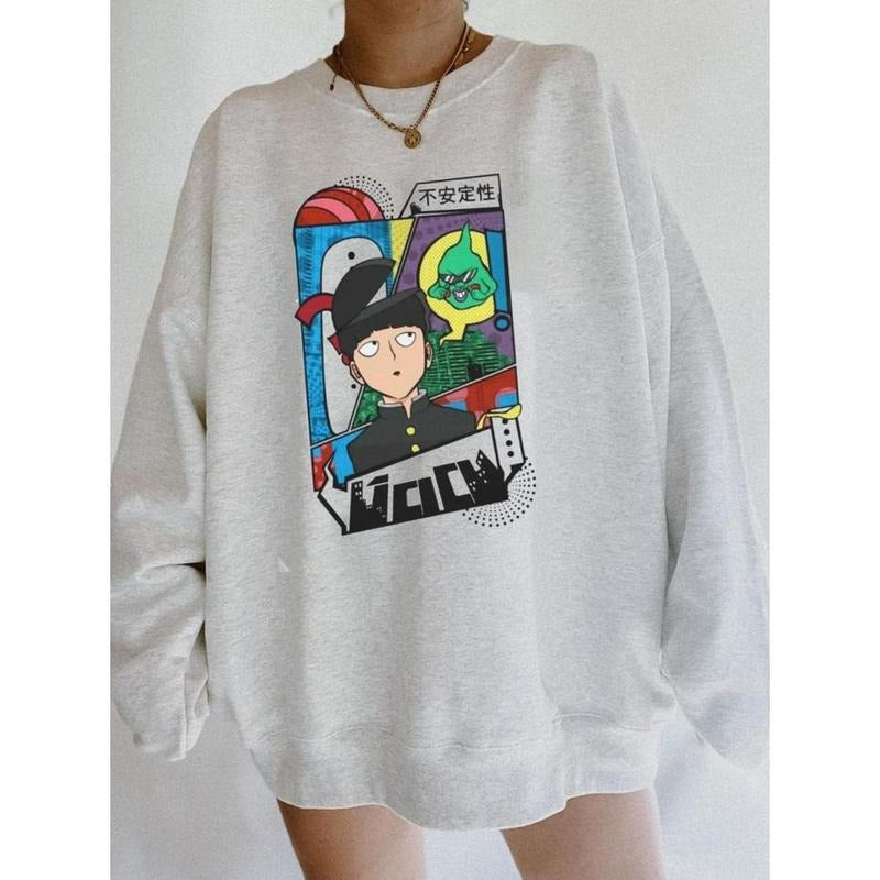 COMIC Anime Mob Anime Manga Anime GraphicSweatshirt T-Shirts, Hoodie, Sweatshirt - T-Shirt, Sweatshirt, Hoodie