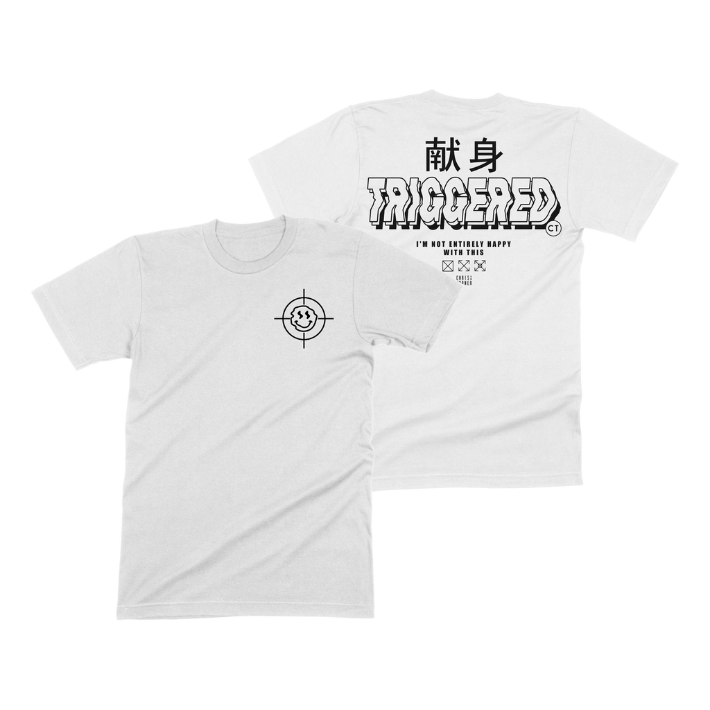 Chris Turner Triggered Shirt (White) T-Shirts, Hoodie, Sweatshirt - T-Shirt, Sweatshirt, Hoodie