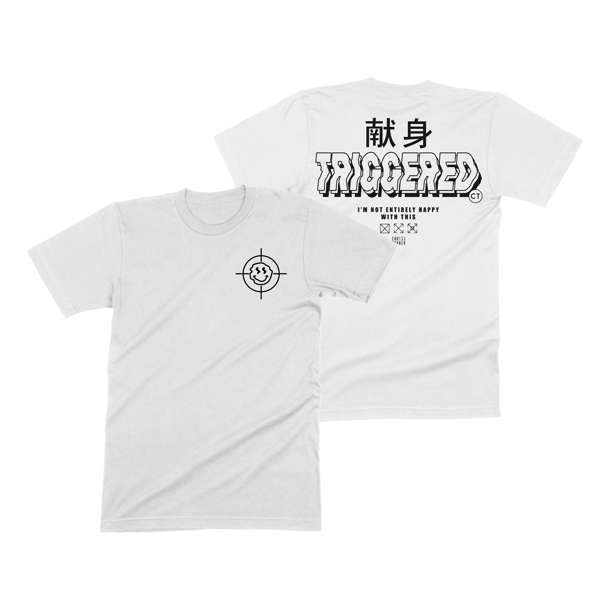 Chris Turner Triggered Shirt (White) T-Shirts, Hoodie, Sweatshirt - T-Shirt, Sweatshirt, Hoodie