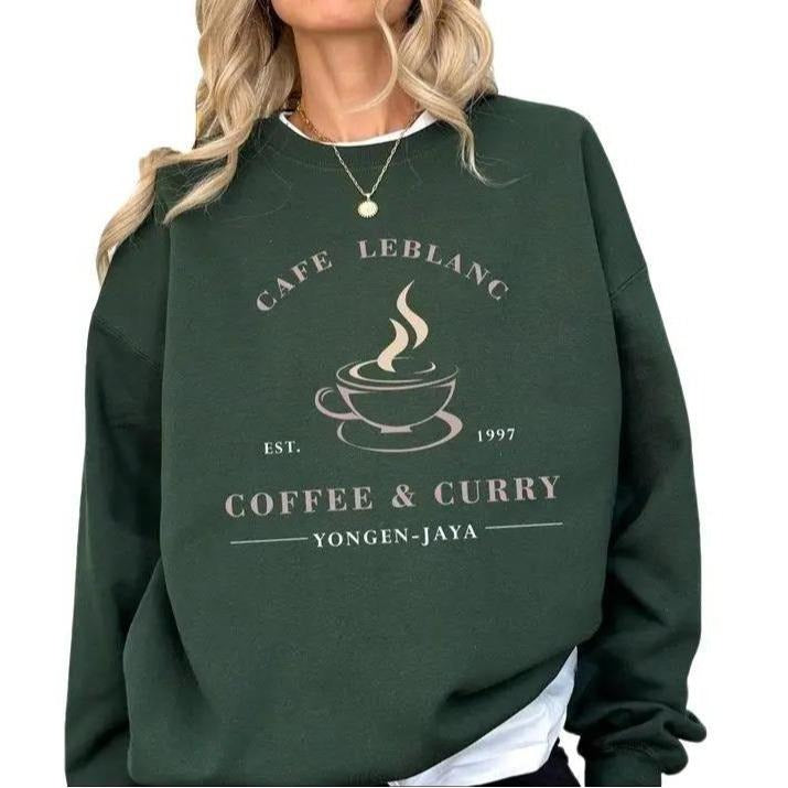 Cafe Leblanc Persona 5 Shirt Game Shirt Coffee & Curry Megami Tensei Shirt Makoto Yuki Shirt T-Shirts, Hoodie, Sweatshirt - T-Shirt, Sweatshirt, Hoodie