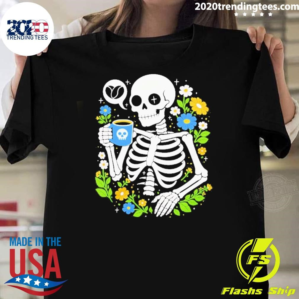 Caffeine And Plants Society Meme Shirt Unisex T-shirt, Sweatshirt, Hoodie, Long Sleeve Tee - T-Shirt, Sweatshirt, Hoodie