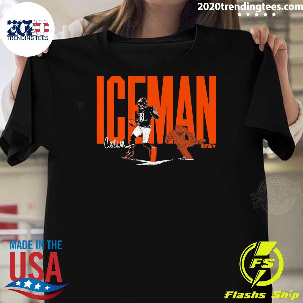 Caleb Williams Iceman Signature Shirt Unisex T-shirt, Sweatshirt, Hoodie, Long Sleeve Tee - T-Shirt, Sweatshirt, Hoodie
