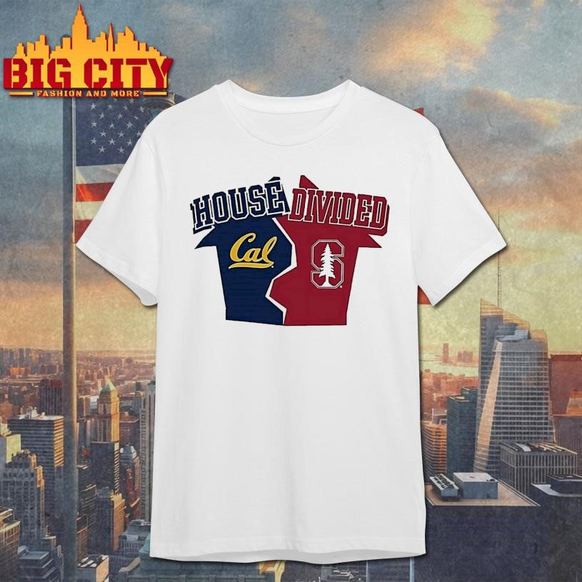 California Golden Bears Vs Stanford Cardinal House Divided Shirt Unisex T-shirt, Sweatshirt, Hoodie, Long Sleeve Tee - T-Shirt, Sweatshirt, Hoodie
