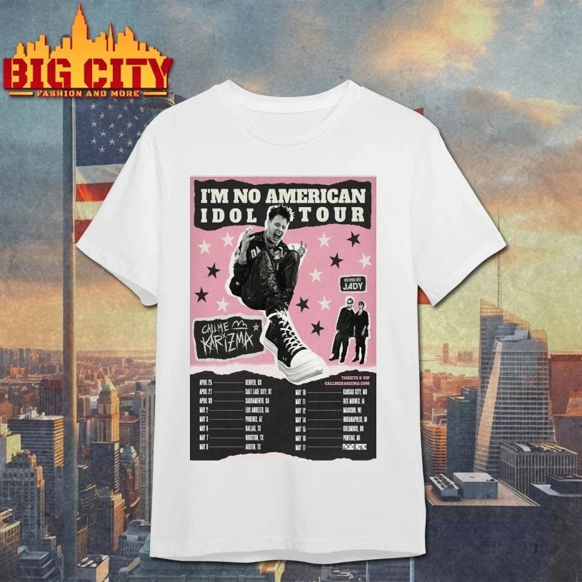 Call Me Karizma Fall Tour Show 2026 Poster shirt Unisex T-shirt, Sweatshirt, Hoodie, Long Sleeve Tee - T-Shirt, Sweatshirt, Hoodie