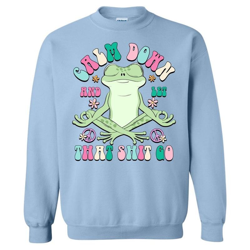 Calm Down Froggy 'NLB' T-Shirts, Hoodie, Sweatshirt - T-Shirt, Sweatshirt, Hoodie