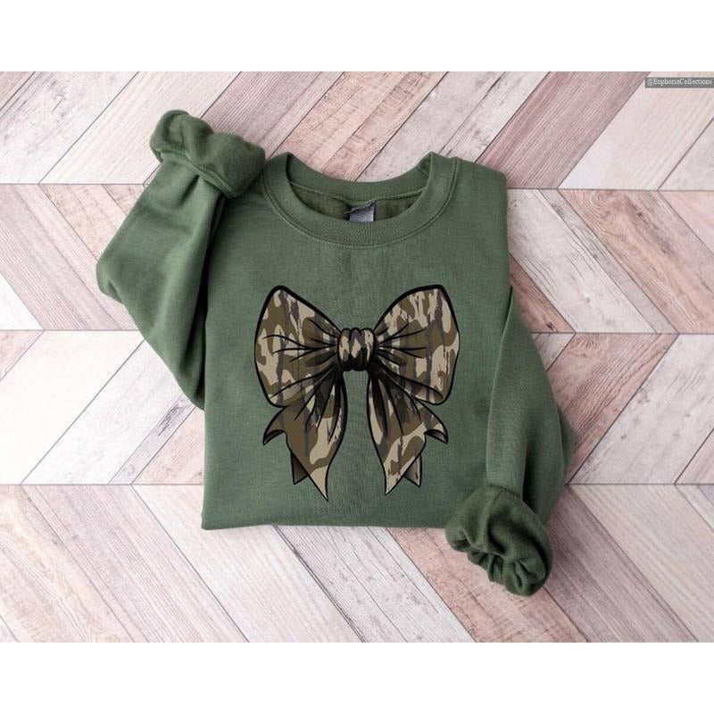 Camo Bow Coquette Shirt Duck Hunting Old School Camo Shirt Fall Camouflage Bow Global Trending Outfits T-Shirts, Hoodie, Sweatshirt - T-Shirt, Sweatshirt, Hoodie
