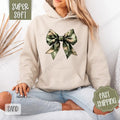 Camo Bow Cute Hooded T-Shirts, Hoodie, Sweatshirt - T-Shirt, Sweatshirt, Hoodie
