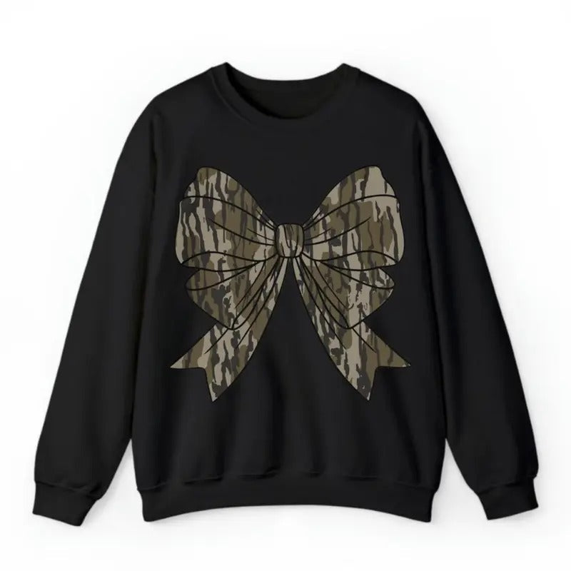 Camo Coquette Bow Duck Hunting Old School Camo Camo Cute Coquette Bow Alanasua Cotton All Sizes Colors Full Size Top Womenswear T-Shirts, Hoodie, Sweatshirt - T-Shirt, Sweatshirt, Hoodie