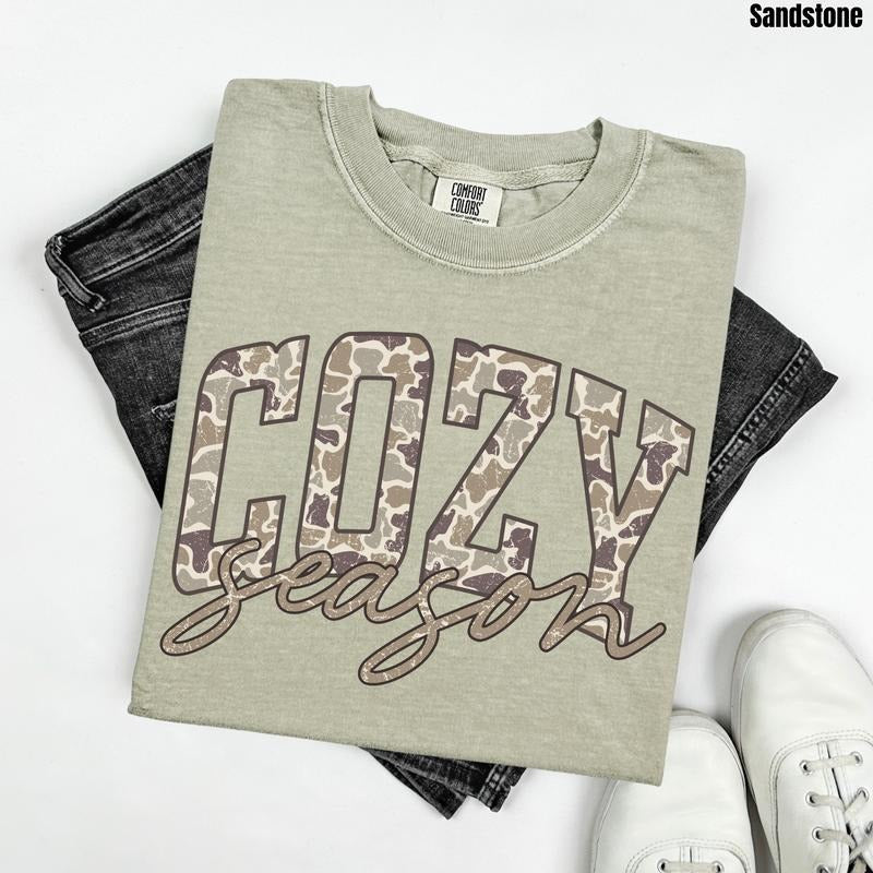 Camo Cozy Season Comfort Colors 'NLB' T-Shirts, Hoodie, Sweatshirt - T-Shirt, Sweatshirt, Hoodie