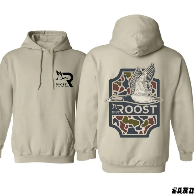 Camo Duck Roost Waterfowl Hunting Enthusiasts Waterfowl Lovers Outdoor Adventures Menswear T-Shirts, Hoodie, Sweatshirt - T-Shirt, Sweatshirt, Hoodie