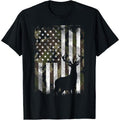 Camo US Flag Deer Elk Buck Camoflage Hunting Hunter Dad Short Sleeve Made USA T-Shirts, Hoodie, Sweatshirt - T-Shirt, Sweatshirt, Hoodie
