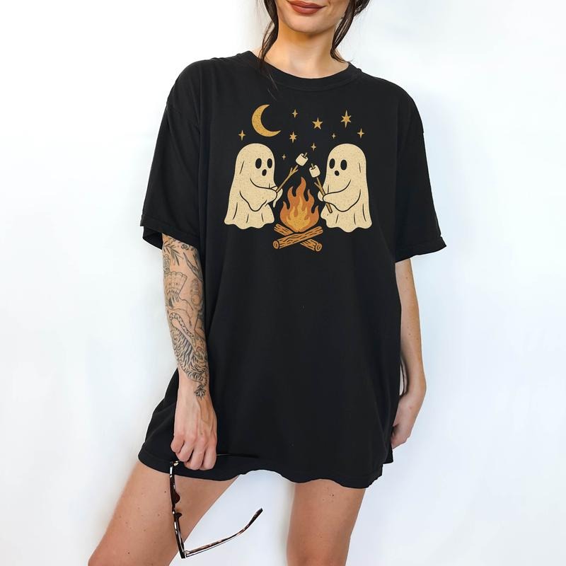 Campfire Ghosts Funny Comfortable Shirt Hallowen T-Shirts, Hoodie, Sweatshirt - T-Shirt, Sweatshirt, Hoodie