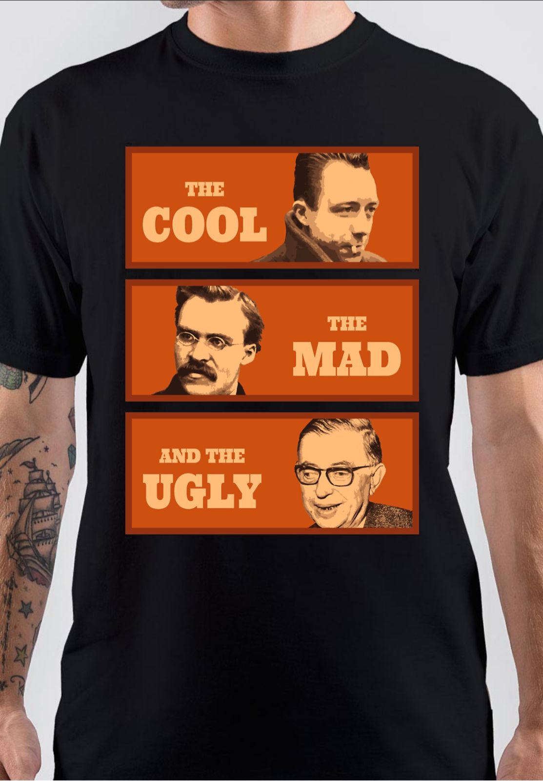 Camus Nietzsche Sartre Classic T-Shirts, Hoodie, Sweatshirt - T-Shirt, Sweatshirt, Hoodie
