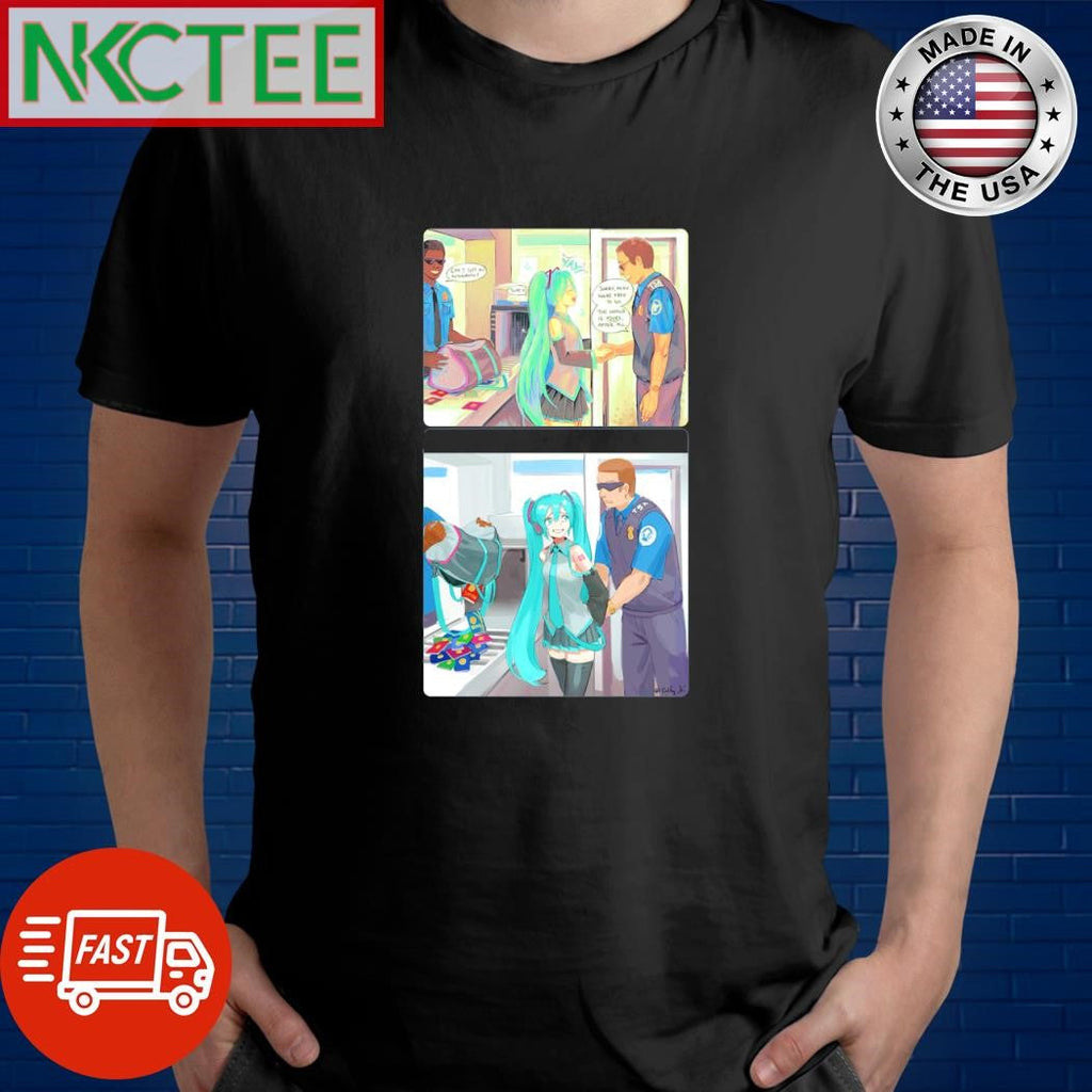 Can I get an autograph sorry Miku you’re free to go The World is yours after all shirt - T-Shirt, Sweatshirt, Hoodie