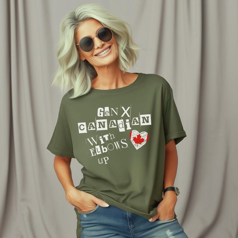 Canada Shirt Gen X Canada Elbows Up 50th Her Canada Day Shirt Canada Is Not Sale Generation X Menopause T-Shirts, Hoodie, Sweatshirt - T-Shirt, Sweatshirt, Hoodie