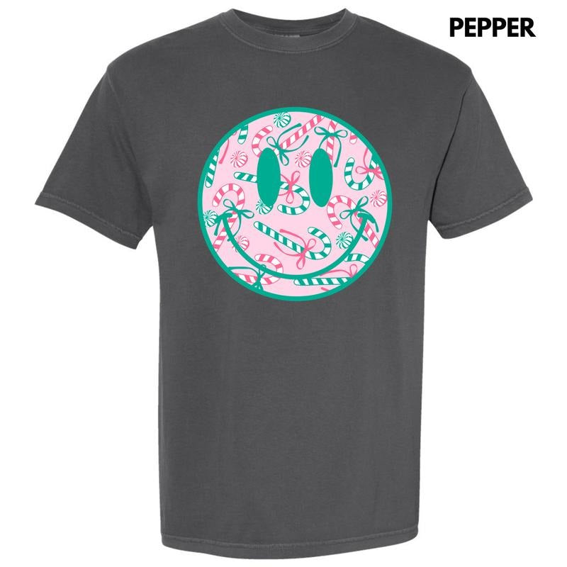 Candy Cane Happy Face Comfort Colors 'NLB' T-Shirts, Hoodie, Sweatshirt - T-Shirt, Sweatshirt, Hoodie