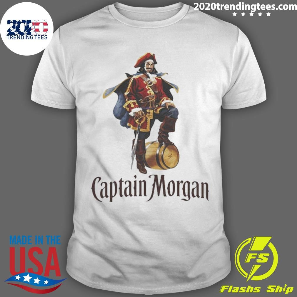 Captain Morgan Barrel Pose Rum Shirt Unisex T-shirt, Sweatshirt, Hoodie, Long Sleeve Tee - T-Shirt, Sweatshirt, Hoodie