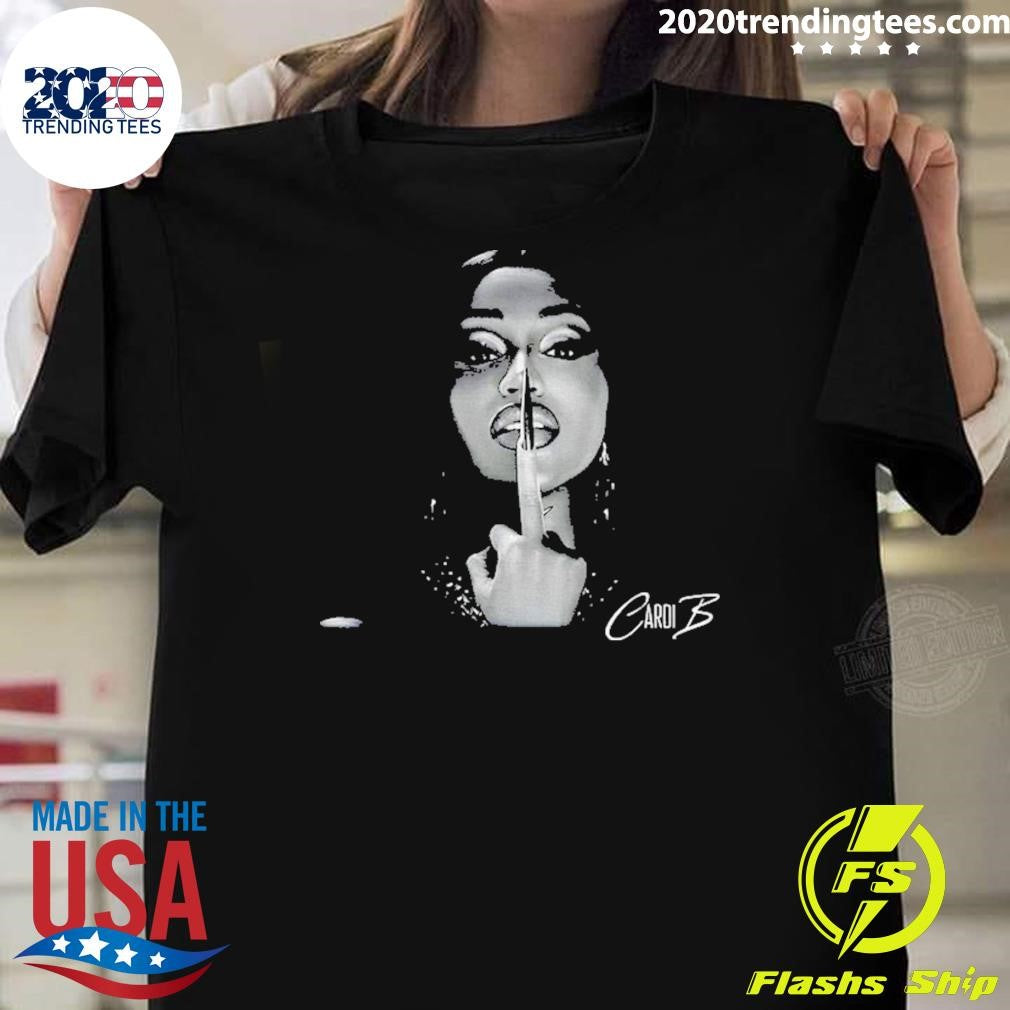 Cardi B Little Miss Drama Tour 2026 Signature Shirt Unisex T-shirt, Sweatshirt, Hoodie, Long Sleeve Tee - T-Shirt, Sweatshirt, Hoodie