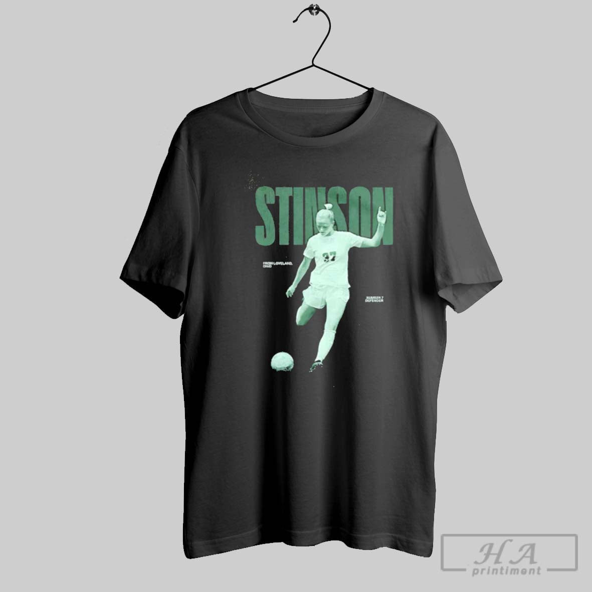 Carly Stinson Cleveland State Soccer Vintage Unisex T-shirt, Sweatshirt, Hoodie, Long Sleeve Tee - T-Shirt, Sweatshirt, Hoodie