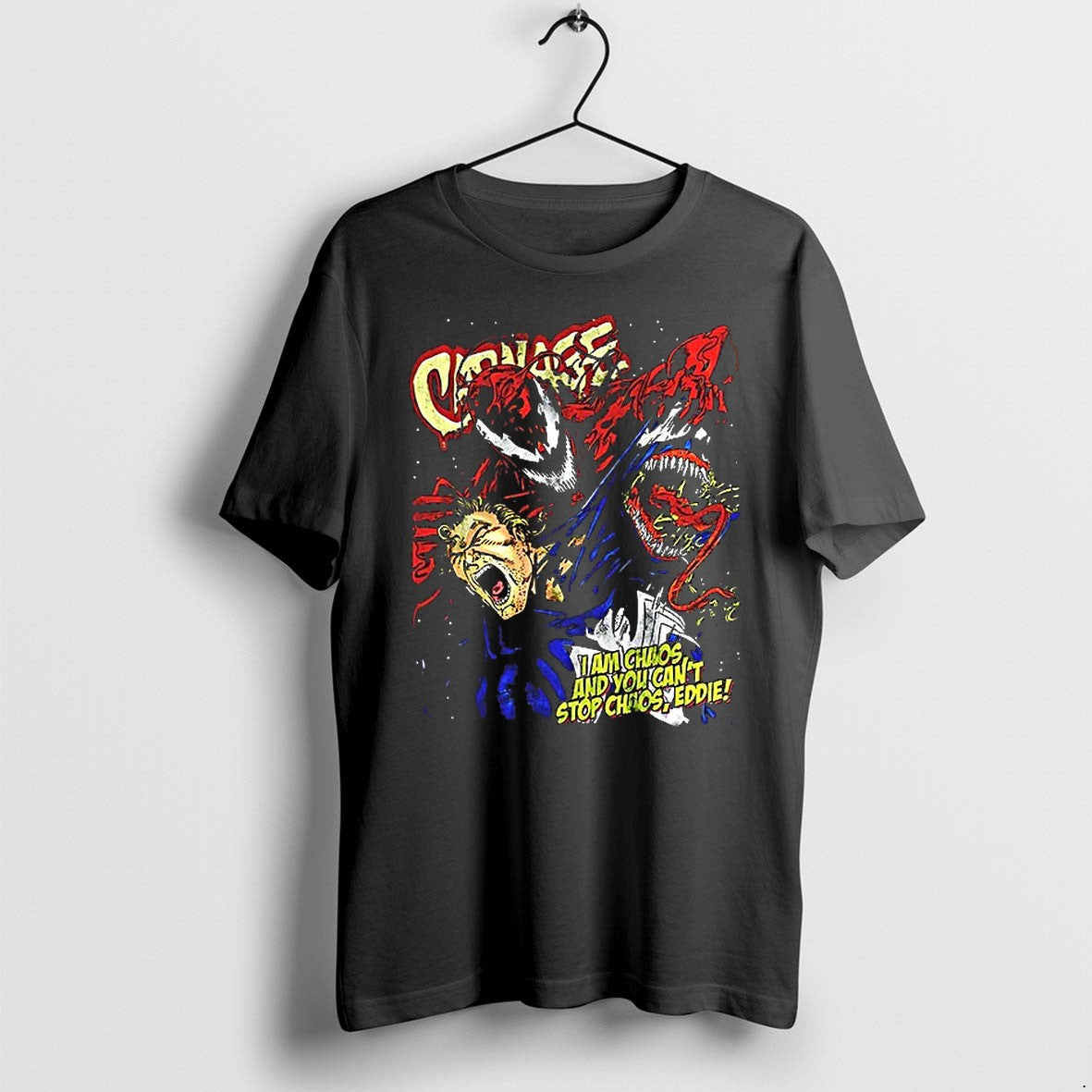 Carnage I Am Chaos And You Cant Stop Chaos Veddie Tshirts Sweater Hoodie Jpg Unisex T-shirt, Sweatshirt, Hoodie, Long Sleeve Tee - T-Shirt, Sweatshirt, Hoodie