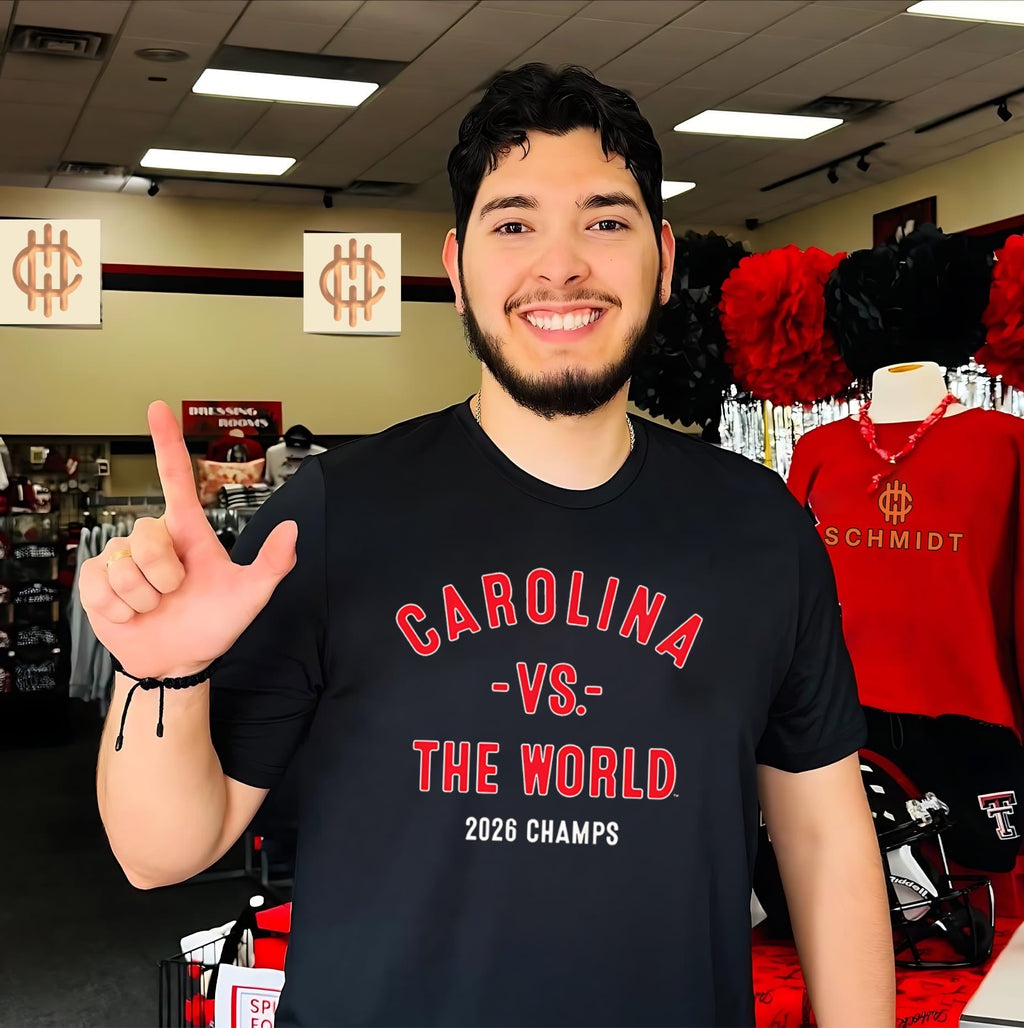 Carolina Hockey vs The World 2026 Champs shirt Unisex T-shirt, Sweatshirt, Hoodie, Long Sleeve Tee - T-Shirt, Sweatshirt, Hoodie