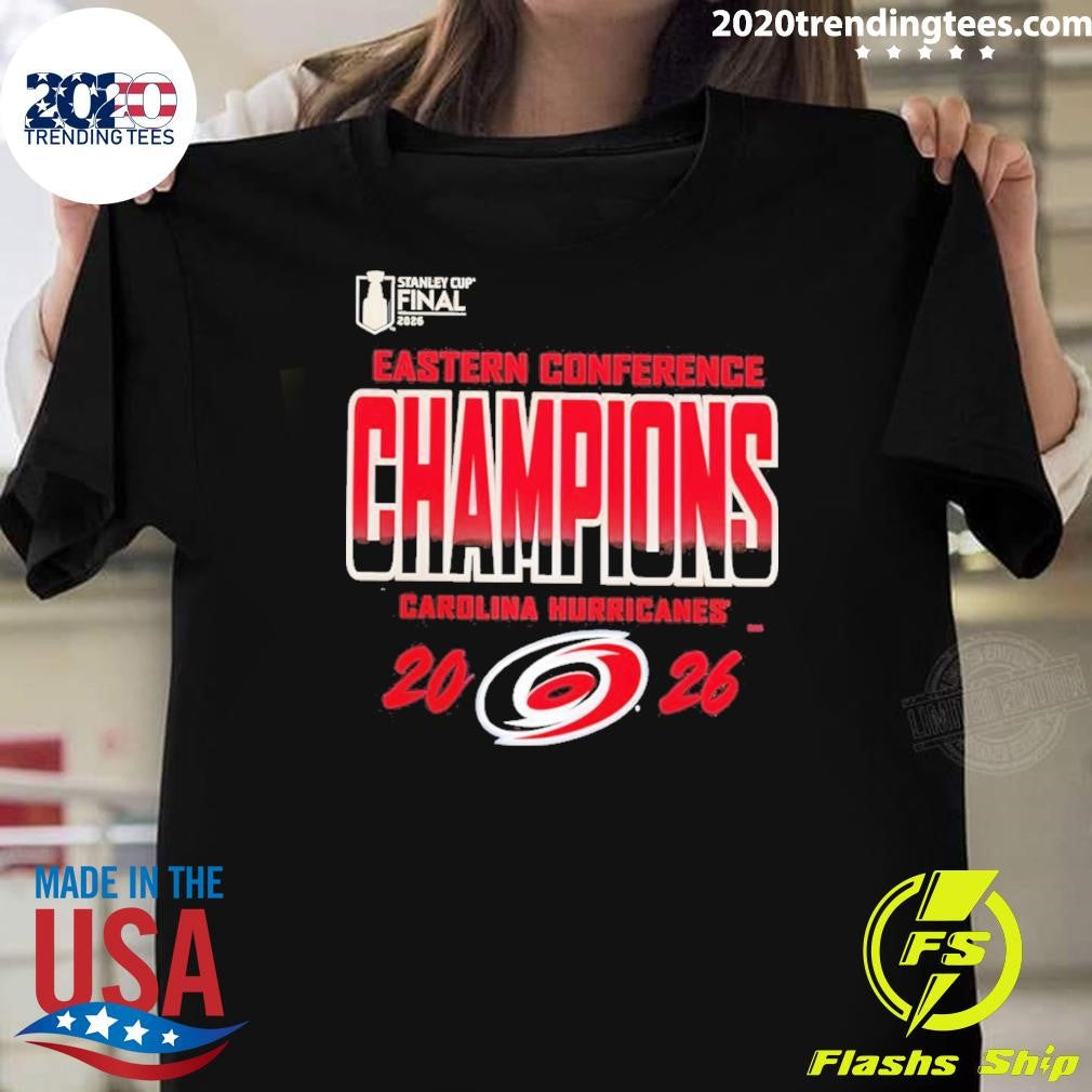 Carolina Hurricanes 2026 Nhl Eastern Conference Champions Stanley Cup Final Shirt Unisex T-shirt, Sweatshirt, Hoodie, Long Sleeve Tee - T-Shirt, Sweatshirt, Hoodie